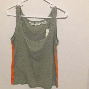 NWT Tommy Hilfiger XL orange and grey tank NWT
